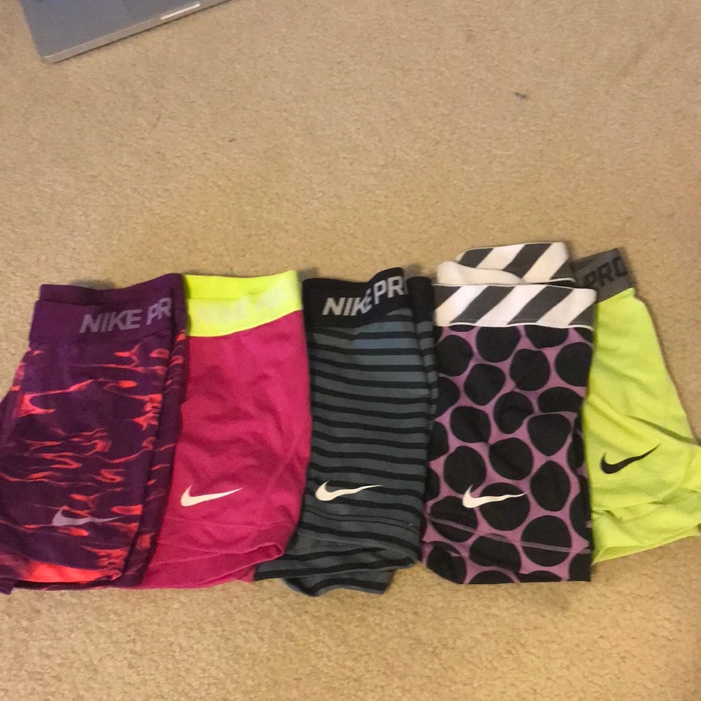 Nike pro compression shorts